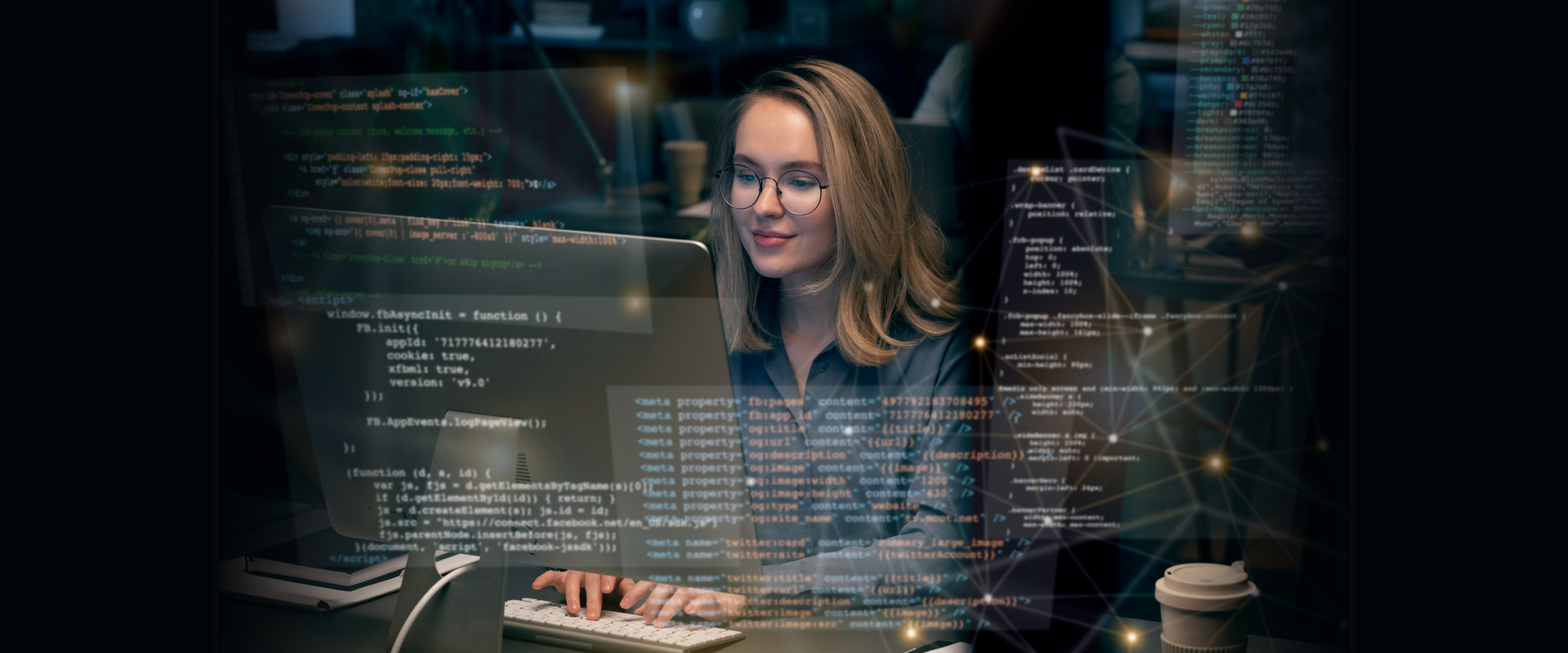 Developer working on web development coding project for beginner and intermediate guide 2026