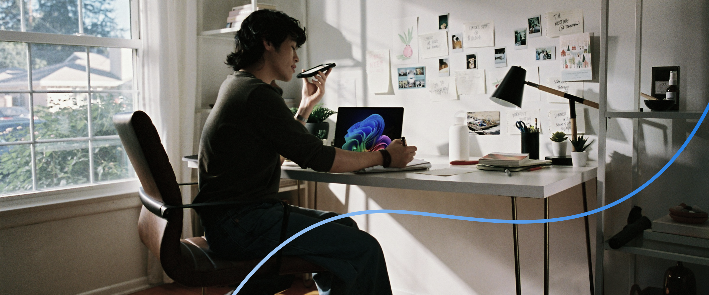 Business owner providing feedback and communicating with a web developer during a website project