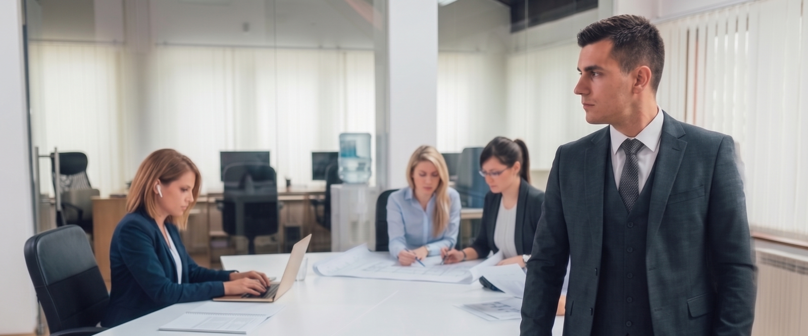 Business professional assessing warning signs and red flags when selecting a digital marketing agency.